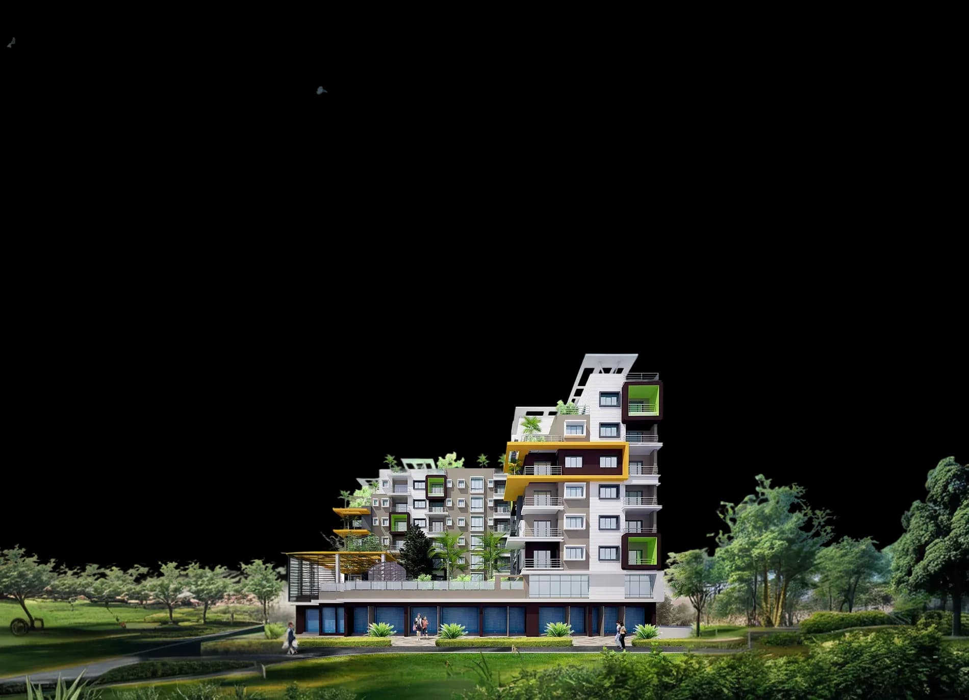 A completed GM Group residential development